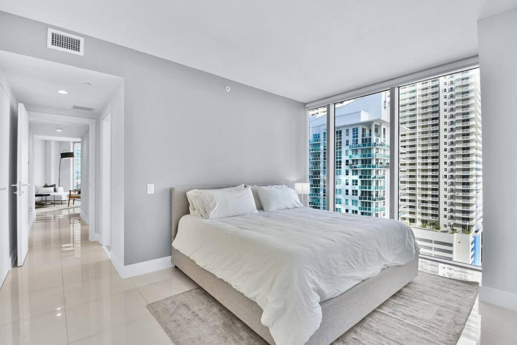 Lovely Upscale Condo Gorgeous View 2Bd 2Bath In Brickell Miami Esterno foto