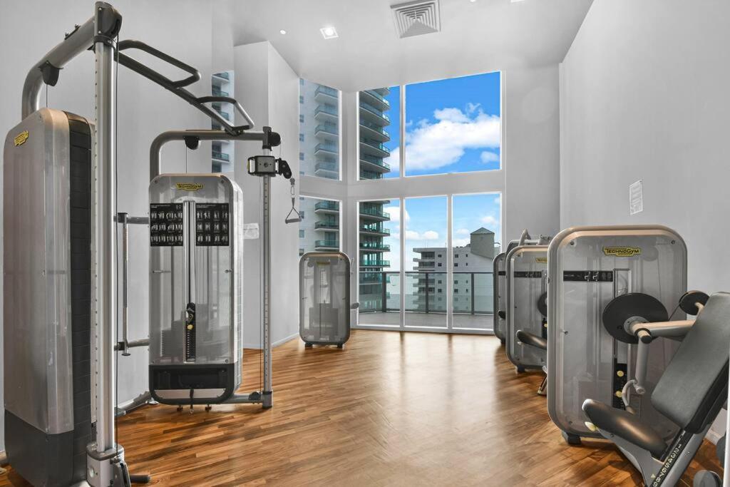 Lovely Upscale Condo Gorgeous View 2Bd 2Bath In Brickell Miami Esterno foto